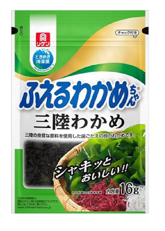 Fueru wakame Sanriku Japan 16ｇ　理研ふえるわかめ日本三陸産