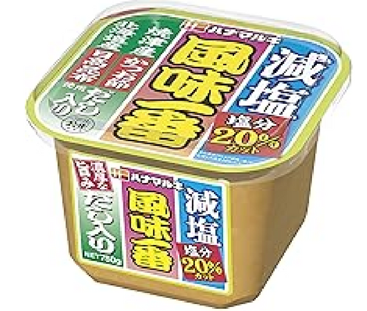 Dashi Miso Fumi Ichiban Hanamaruki less salt 750g減塩ハナマルキだし入り味噌